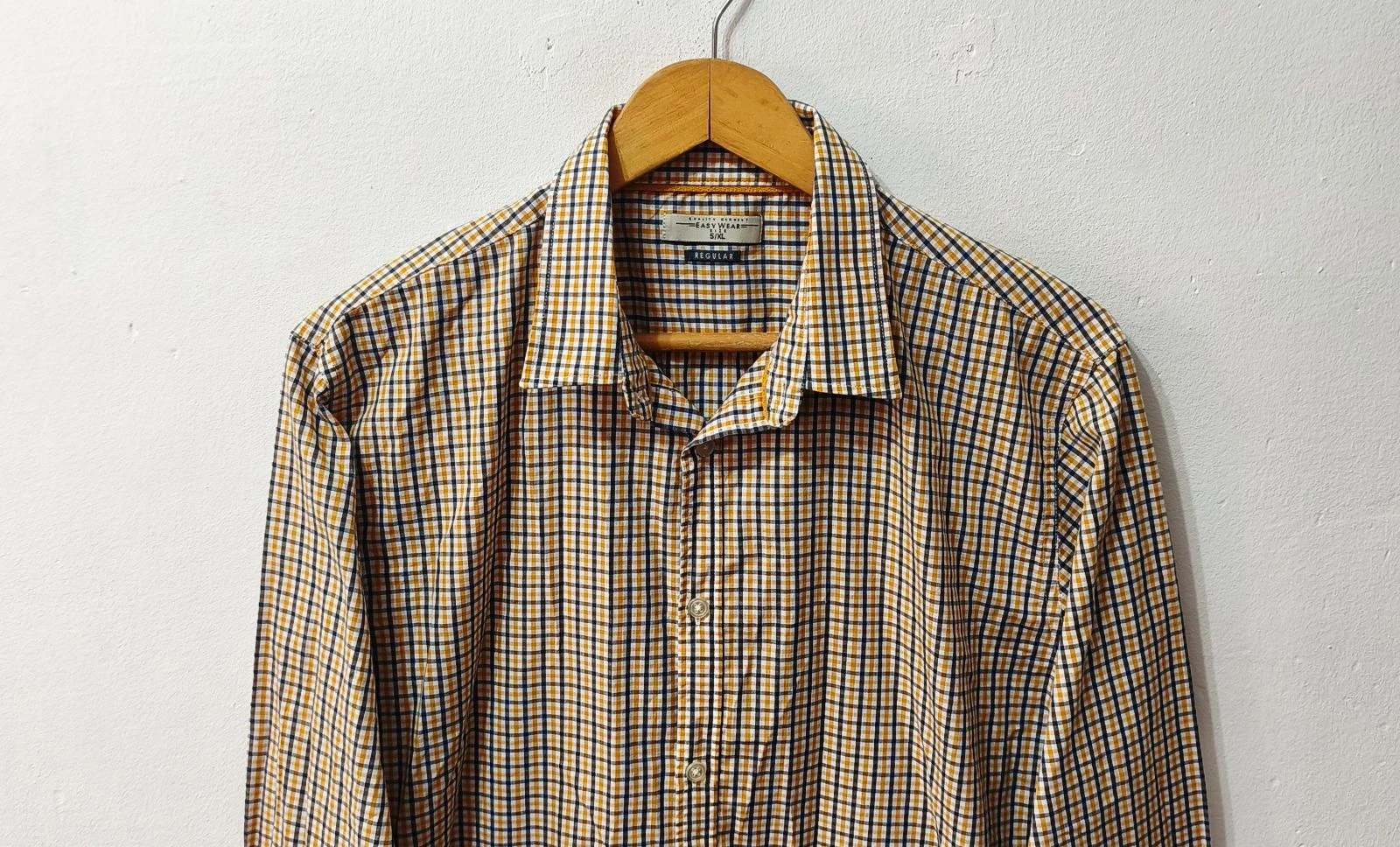 Regular geruite Easy Wear herenoverhemd Maat XL – photo 3